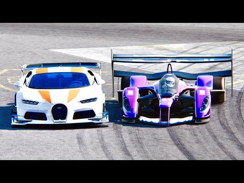 Red Bull X2022 GTR Concept vs Bugatti Chiron GTR Concept at Top Gear