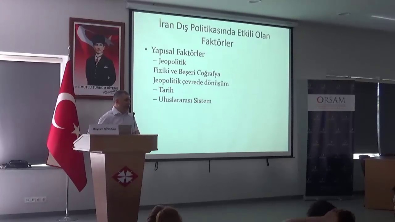 Yrd. Doç. Dr. Bayram Sinkaya, ORSAM Ortadoğu Yaz Okulu, 13.07.2017