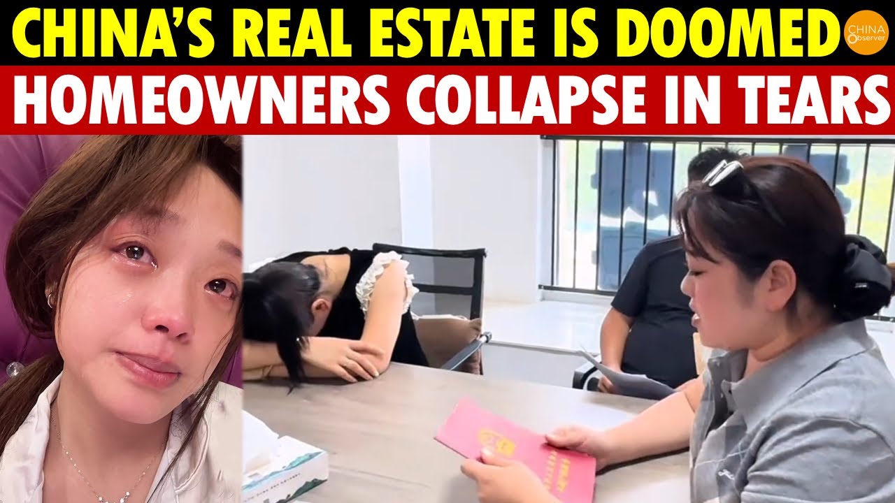 China’s Homeowners Cry After Selling! Government Fails to Save Housing Market, Crisis Looms