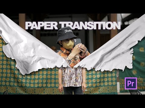 Tutorial Transisi Kertas Sobek Menggunakan Adobe Premiere Pro | Free Template
