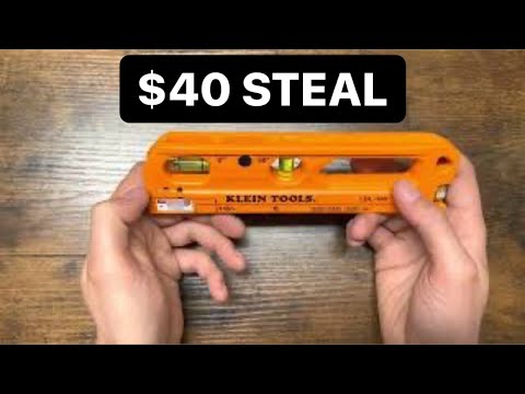 Klein Tools LBL100 Laser Level with Leveling Base (Laser Line & Laser Spot)