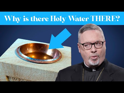 Why is there Holy Water at the door of the church?