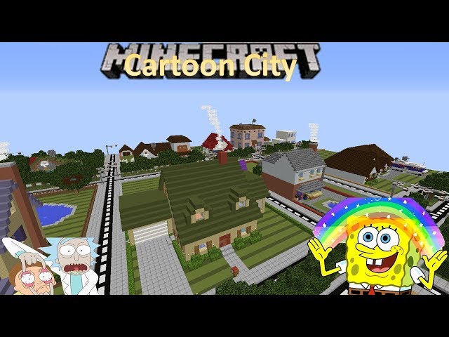 Cartoon City Minecraft Map Cartoon City Minecraft Map
