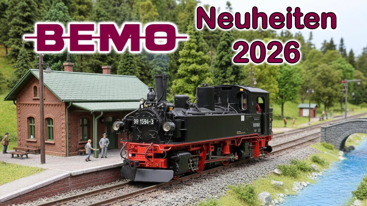 Bemo Modellbahn Neuheiten 2026 | Spur H0e, H0m und 0m