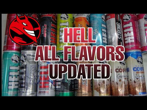 HELL Energy Drink All Flavors UPDATED