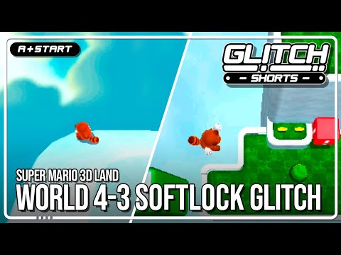 Crouch Walking Off This Cloud Breaks The Game - Glitch Shorts (Super Mario 3D Land)