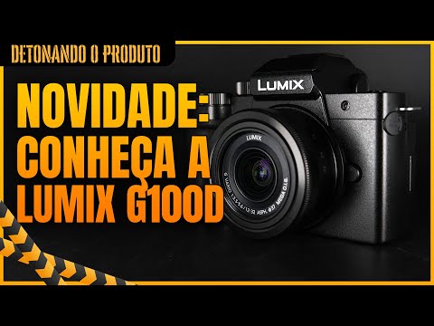 Câmera Panasonic Lumix G100 Mirrorless com Lente 12-32mm - Ideal