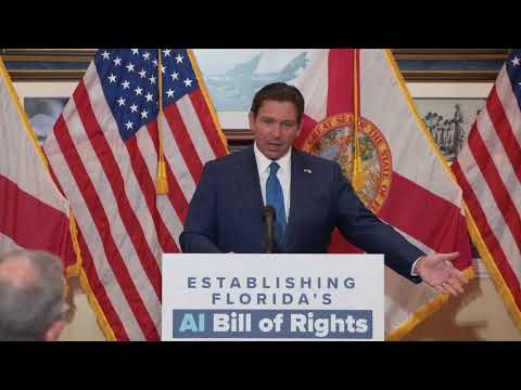 Governor DeSantis Proposes Citizen Bill of Rights for Artificial Intelligence