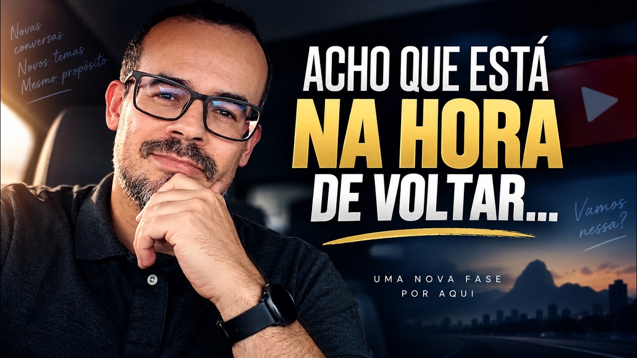 Acho que está na hora de voltar