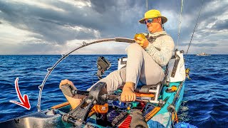 Can't Believe The GIANTS Below My Kayak **AWESOME Underwater Footage**