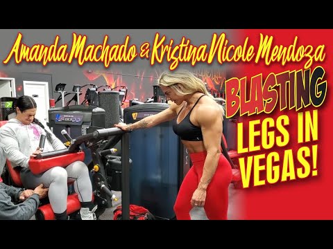 AMANDA MACHADO & KRISTINA NICOLE MENDOZA- BLASTING LEGS IN VEGAS!