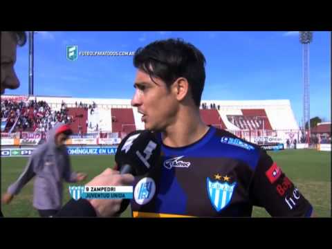 Zampedri: "El empate sirve si ganamos de local". Juventud Unida. Fecha 27. B Nacional 2015. FPT