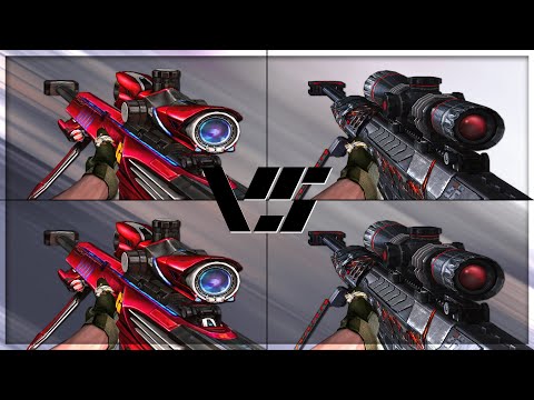 CrossFire 2.0 : BARRETT M82A1 IRON SHARK vs BARRETT M82A1 BORN BEAST [VVIP Comparison]