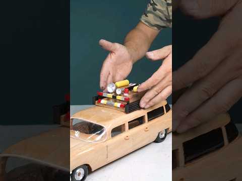 Wooden Car - Ghostbusters Ecto 1 Car #woodworking #car #ghostbusters