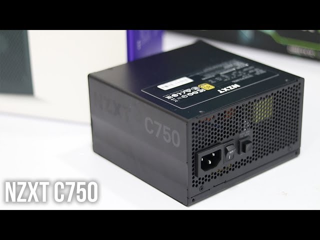 Nguồn Máy Tính NZXT C750 (750W/80 Plus Gold/Full modular)