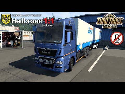 ETS2 | HN 001 | Mandeln von Sinsheim nach Schwaigern | Heilbronn 1:1 Map | MAN TGX