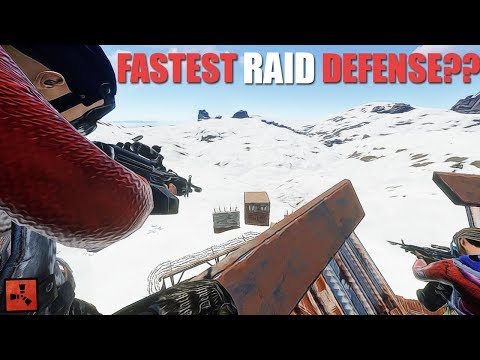 Rust - LONG and INTENSE RAID+FASTEST RAID DEFENSE??? (Part 3/3)