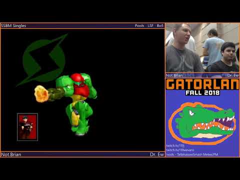 GatorLAN SSBM Singles - 9/22/18 - Not.Brian (Marth) Vs. Cruz Control (Samus) - Pools