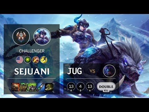 Sejuani Jungle vs Rek'Sai - NA Challenger Patch 10.4