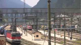 preview picture of video 'Brenner Pass Rail Yard, Austria & Italy'