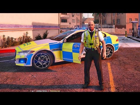 GTA 5 MODS LSPDFR 968  - BRITISH PATROL!!! (GTA 5 REAL LIFE PC MOD)