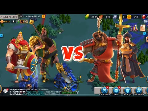 Guan Yu/Alexander vs Xiang Yu/Saladin - Rise of Kingdoms RoK