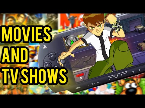 25 Games Based on Movies & TV Shows That You Need To Play On Your PSP!