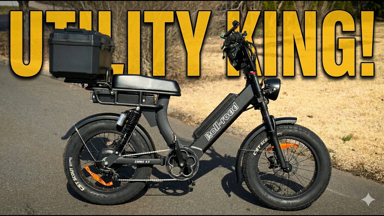 This 35 MPH Emoped is a Utility King! 🛵 Roll-Road Emma 4.0