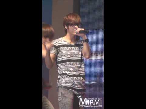 100515 Mir fancam during 'Oh Yeah' performance at Kyunghee University
