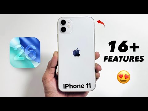 iOS 26 Top 16+ New Features on iPhone 11 (Hindi)😍