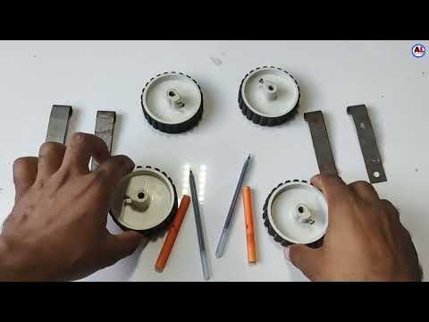 Robotic Wheel with 70mm x 20mm size suitable for 6mm shaft motors