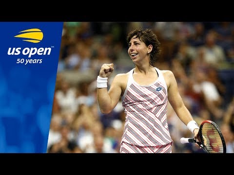 Carla Suarez Navarro's Breaks Maria Sharapova's US Open Night Winning Streak