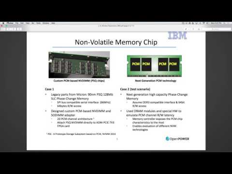 OpenPOWER Summit 2016-Low Latency Access to Phase Change Memory in OpenPOWER Systems