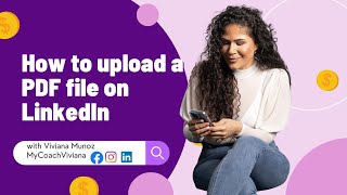 How to upload a PDF file on LinkedIn