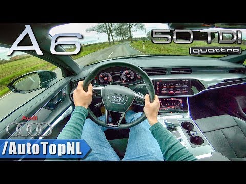 2019 Audi A6 50 TDI Quattro S-Line POV Test Drive by AutoTopNL