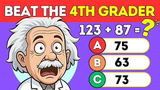 Grade 4 Math Quiz | Addition & Subtraction | Easy to IMPOSSIBLE Levels! 🤯