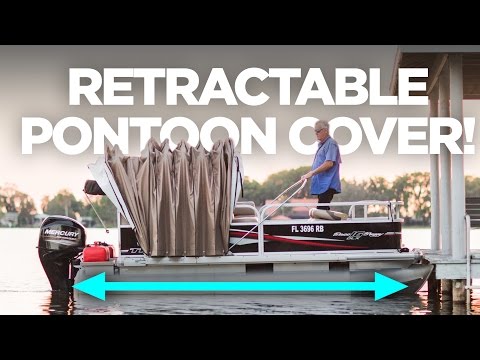 The Boat Guard | Retractable Pontoon Cover