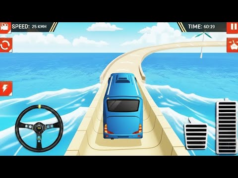 Impossible Offroad Uphill Bus Stunt Extreme Racing 2026 - Bus Game - Android Gameplay