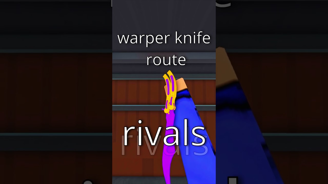 roblox rivals warper knife route on docks 🔥 | #roblox #rivals #rivalsroblox