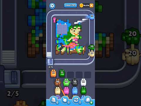 Pixel Flow Level 749 Walkthrough