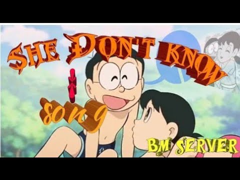 SHE DON'T KNOW:- Millind Gaba | ft: Nobita & sizuga | Animated(cartoon) version | New song of 2019 Video