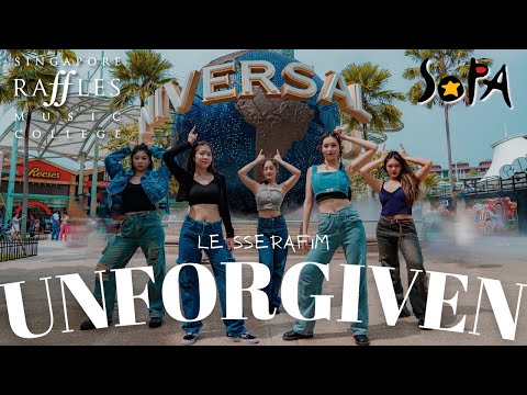 [KPOP IN PUBLIC - ONE TAKE] LE SSERAFIM (르세라핌) - 'UNFORGIVEN' Cover SINGAPORE | SRMC Students