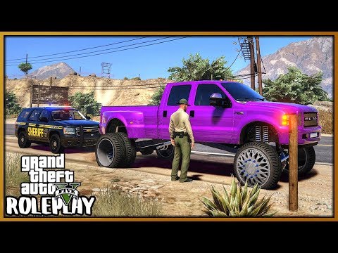 GTA 5 Roleplay - Cop Trolling!! Crushing Cop Car with Lifted Truck | RedlineRP #727