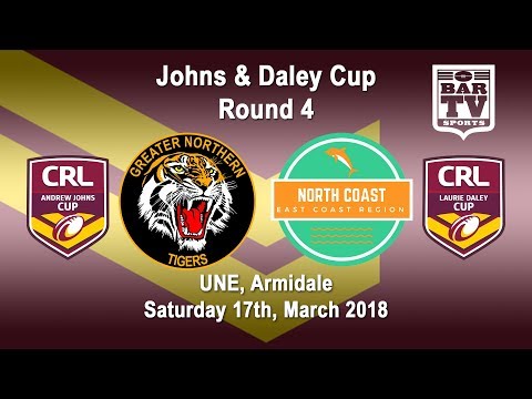 2018 CRL - Andrew Johns and Laurie Daley Cups - Round 4 - Greater Northern v North Coast