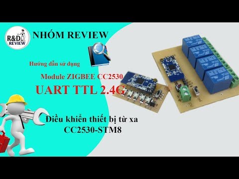 Test module zigbee cc2530 uart ttl 2.4g review