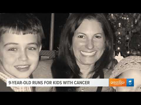 Thumbnail for the link of Matteo Lambert Runs to Help Kids with Cancer video