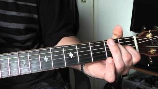 Play &#39;Speed of Sound&#39; by Chris Bell. Part 2. The chords and tuning explained