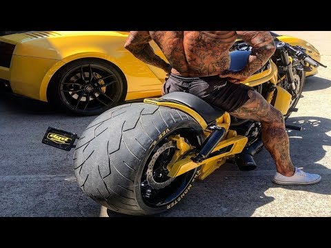 Coolest Harley Davidson V Rod Custom Wide Tires
