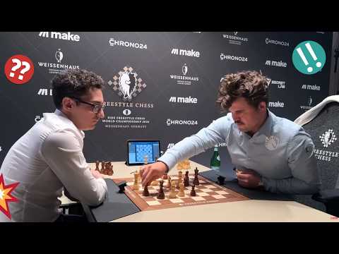 Fabiano Caruana vs Magnus Carlsen | Freestyle WC Finals Game 3 🏆