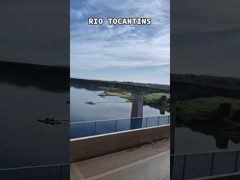 RIO TOCANTINS DIVISA ENTRE GOIÁS E TOCANTINS #norte #centrooeste #viraliza #sudeste #nordeste #sul
